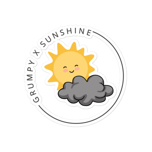 Grumpy Sunshine sticker